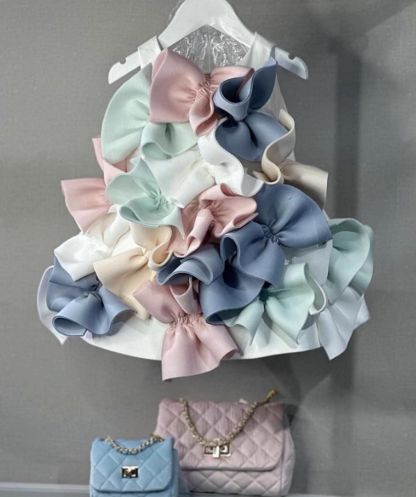 Pageant Dresses for Girls Satin Ruffles Poof Party Dress for Girls Ball Gown
