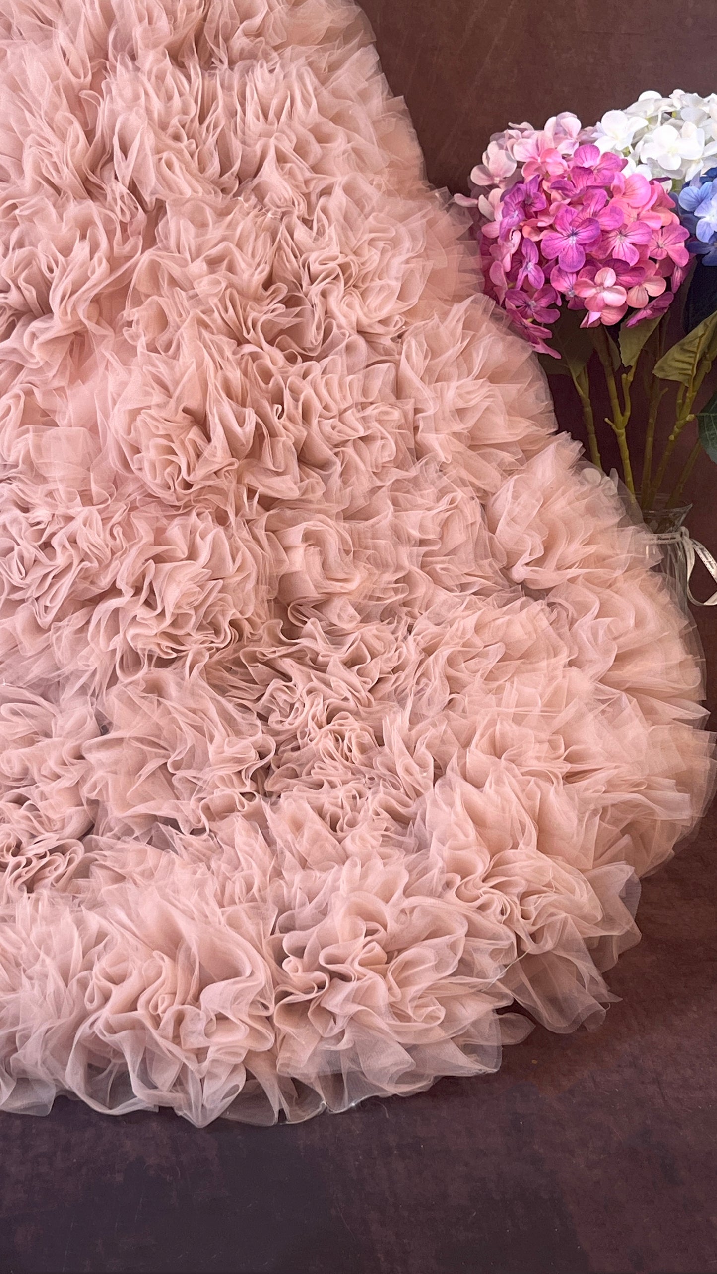 Tulle Flower Girl Dresses for Wedding Kids High Neck Princess Dress Girls Prom Party Ball Gown