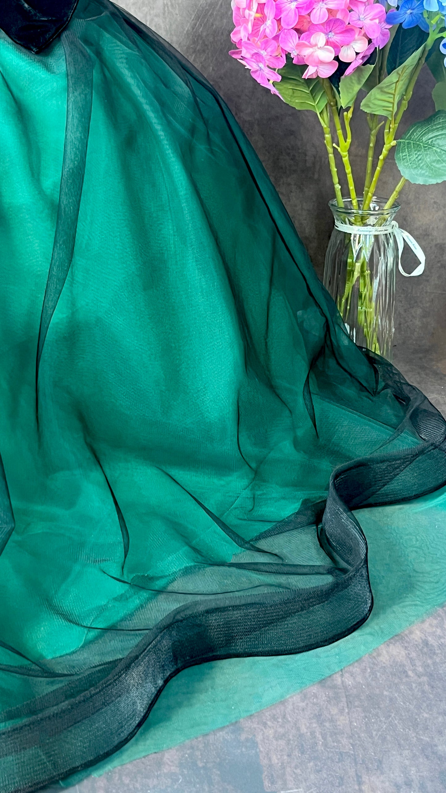 Dark Green Girls Pageant Dresses Velvet and Tulle Flower Girls Dress for Wedding Off Shoulder Birthday Party Dress