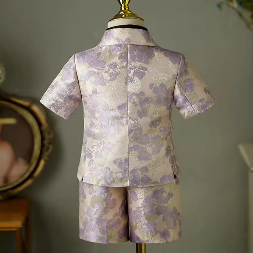 Boys Clothes Fashion Stage Boys' Piano Performance Suits Wedding Birthday Perform Party Prom Blazer Sets